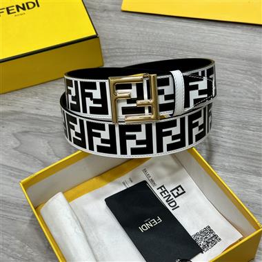 FENDI   2024新款時尚皮帶  4.0CM