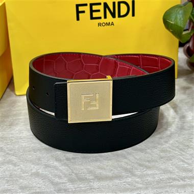 FENDI   2024新款時尚皮帶  4.0CM