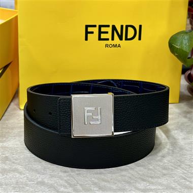 FENDI   2024新款時尚皮帶  4.0CM