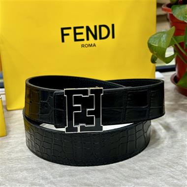 FENDI   2024新款時尚皮帶  4.0CM