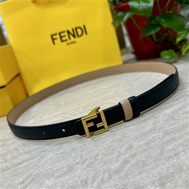 FENDI   2024新款時尚皮帶  2.0CM