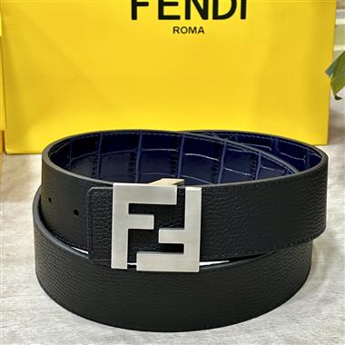 FENDI   2024新款時尚皮帶  4.0CM