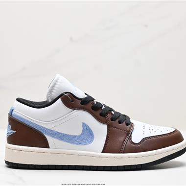 Nike Air Jordan 1 Low GS”Mocha Blue Gray“AJ1