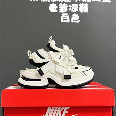 NIKE 新款魔術貼兒童老爹涼鞋