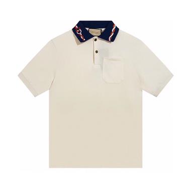 GUCCI   2024夏季新款短袖POLO衫  歐規尺寸偏大