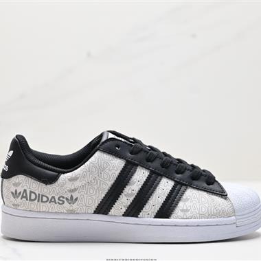 Adidas Originals Superstar”Embroidered Logo Black White“