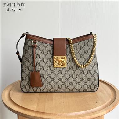 GUCCI   2024新款時尚女生休閒包 尺寸：32.5-24-5.5CM