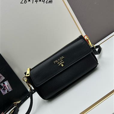 PRADA   2024新款時尚女生休閒包 尺寸:24*14*9CM