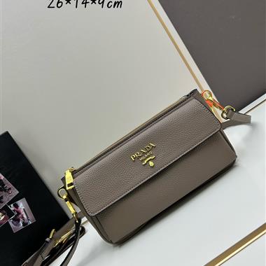 PRADA   2024新款時尚女生休閒包 尺寸:24*14*9CM