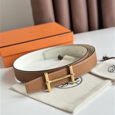 HERMES   2024新款時尚皮帶  3.2CM