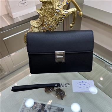 PRADA   2024新款男生時尚包包 尺寸:26-15-5.5CM