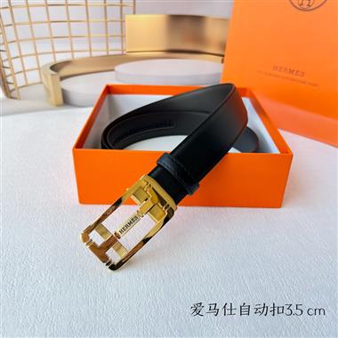 HERMES   2024新款時尚皮帶  3.5CM