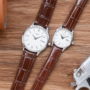 Tissot   2024新款時尚休閒手錶 尺寸：男40MM 女30MM  