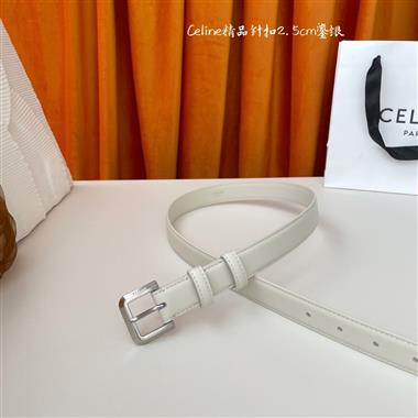 CELINE   2024新款時尚皮帶   2.5CM