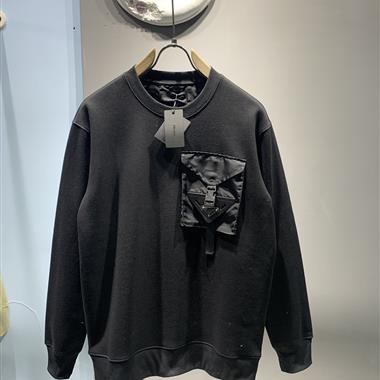 PRADA   2024秋冬新款衛衣帽T  尺寸偏大