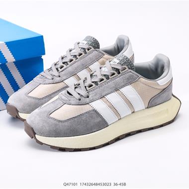 Adidas Racing E5 Boost Prototype 速度輕盈復古系列 百搭透氣運動慢跑鞋