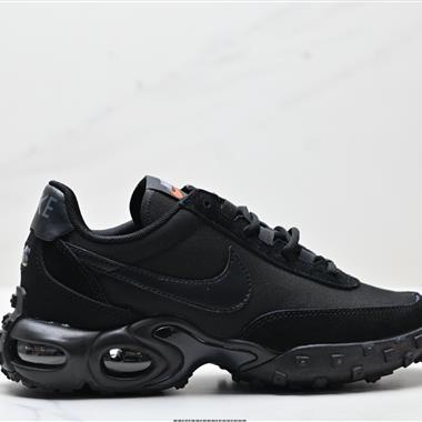 Nike AIR MAX WAFFLE RACER SP"Triple Black" 舒適防滑耐磨 低幫 生活休閑鞋