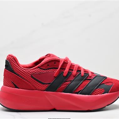 Adidas LIGHTBLAZE 舒適防滑低幫跑步鞋