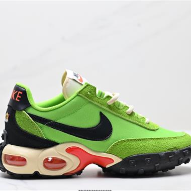 Nike AIR MAX WAFFLE RACER SP"Triple Black" 舒適防滑耐磨 低幫 生活休閑鞋