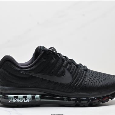 Nike Air Max 2017 」Black/White「網面全掌氣墊休閑運動百搭慢跑鞋
