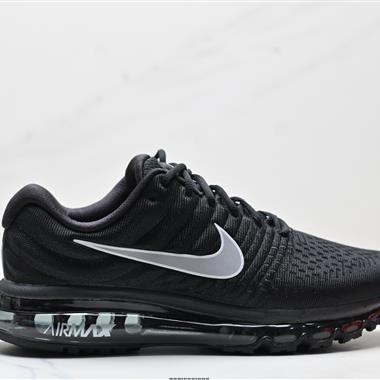 Nike Air Max 2017 」Black/White「網面全掌氣墊休閑運動百搭慢跑鞋