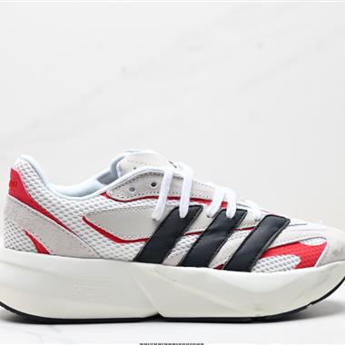 Adidas LIGHTBLAZE 舒適防滑低幫跑步鞋