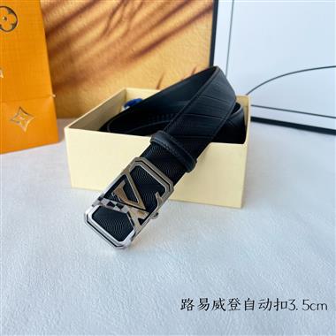 LOUIS VUITTON   2025新款時尚皮帶  3.5CM