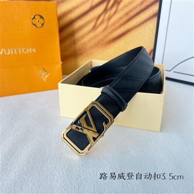 LOUIS VUITTON   2025新款時尚皮帶  3.5CM