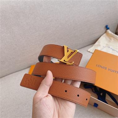 LOUIS VUITTON   2025新款時尚皮帶  3.0CM