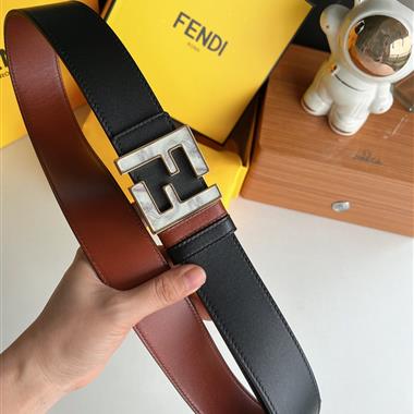FENDI   2025新款時尚皮帶   4.0CM
