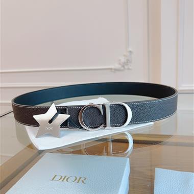 DIOR   2025新款時尚皮帶   3.5CM