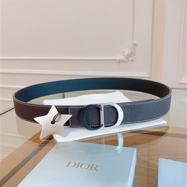 DIOR   2025新款時尚皮帶   3.5CM