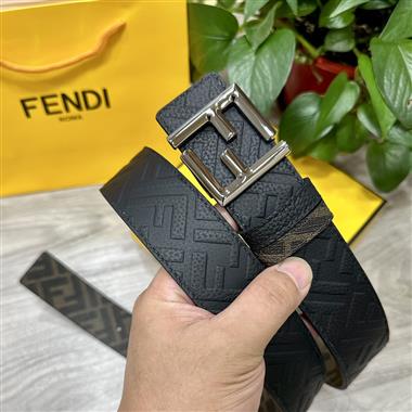 FENDI   2025新款時尚皮帶   4.0CM