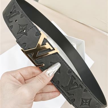 LOUIS VUITTON   2025新款時尚皮帶   3.8CM