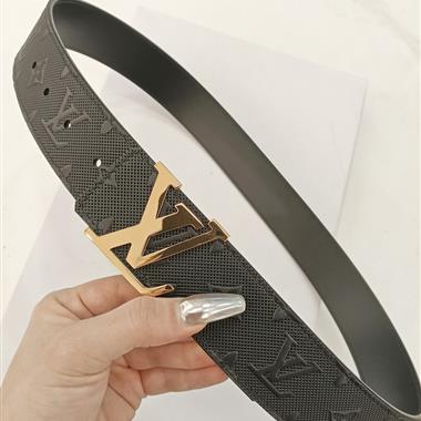 LOUIS VUITTON   2025新款時尚皮帶   3.8CM