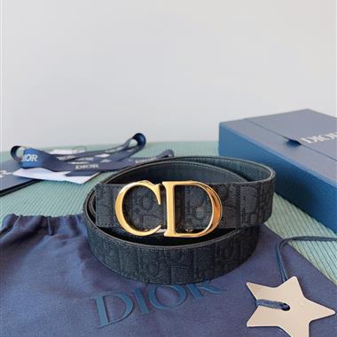 DIOR   2025新款時尚皮帶   3.5CM