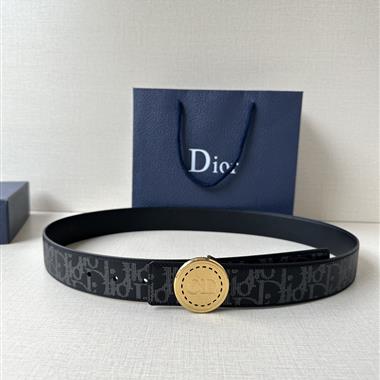 DIOR   2025新款時尚皮帶   3.5CM