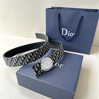 DIOR   2025新款時尚皮帶   3.5CM