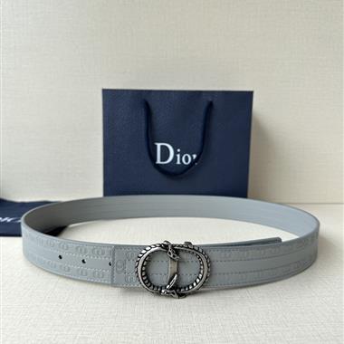DIOR   2025新款時尚皮帶   3.5CM