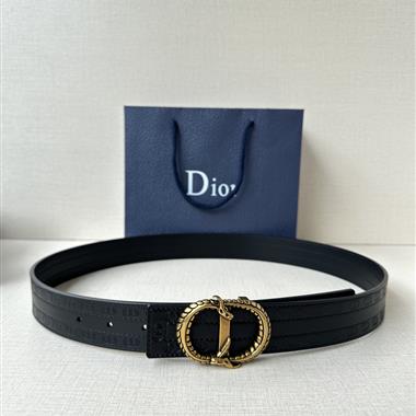 DIOR   2025新款時尚皮帶   3.5CM