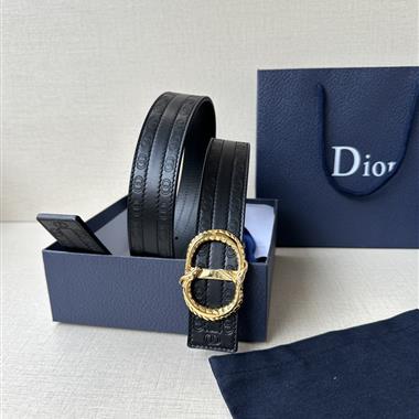 DIOR   2025新款時尚皮帶   3.5CM