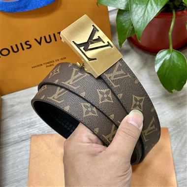 LOUIS VUITTON   2025新款時尚皮帶   3.5CM