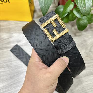 FENDI   2025新款時尚皮帶   4.0CM