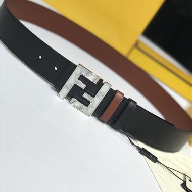 FENDI   2025新款時尚皮帶   3.8CM