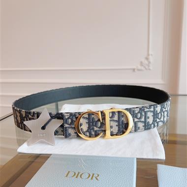 DIOR   2025新款時尚皮帶   3.5CM