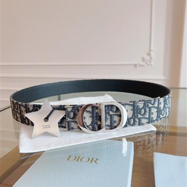 DIOR   2025新款時尚皮帶   3.5CM