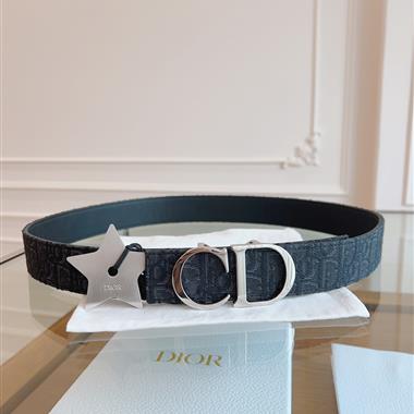 DIOR   2025新款時尚皮帶   3.5CM