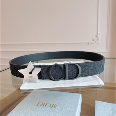 DIOR   2025新款時尚皮帶   3.5CM