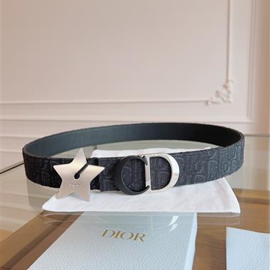 DIOR   2025新款時尚皮帶   3.5CM