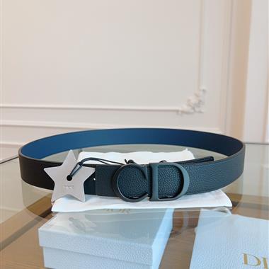 DIOR   2025新款時尚皮帶   3.5CM